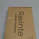 Ravinte 10 Pack Square Bar Kitchen Cabinet Handles Matte Black Cabinet Pulls Drawer Pulls with 5 Inch Hole Center Kitchen Cabinet Hardware