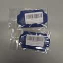 2 x Bygone Mark Bookmark with Pen Holder, 26 Letters Magnetic Leather Bookmarks Personalized Book Mark for Book Lovers, Magnetic Bookmark Pen Holder with Cross for Women Men(Blue-J)