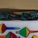 Brightown Christmas Bubble String Lights - 9 Traditional Multicolor Bubble Lights UL Listed for Holiday Christmas Celebrations Lighting, Bubble Light for Tree, Green Wire