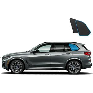 Side & Rear Windows Sun Shade for BMW X5 2019-2025 | Custom Fit, Magnetic Mesh Cover | Baby UV/Heat Protection, Privacy Shield Sunshade (2-Pack Rear Quarter Window Sun Shades)