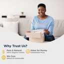 LANE LINEN 100% Cotton Pillowcases, King Size, 450 Thread Count Sateen, Soft & Breathable, Ticking Stripe - Cobalt Blue