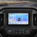 4G+64G Car Radio for Chevy Silverado&GMC Sierra 2014-2018: 10-Inch Touchscreen Android 15 Stereo Upgrade for 2015 Silverado Radio, Wireless CarPlay&Android Auto/Bluetooth/WiFi/GPS/FM SWC/Backup Camera