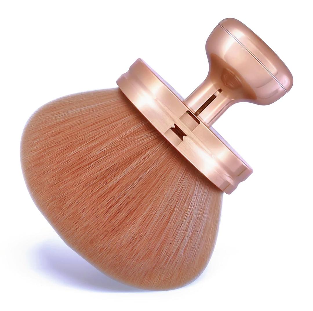 Extra Large Body Make Up Brush Self Tanning for Face, 3 Inch Width Self Tanning Blend Brush for Legs, Soft Synthetic Bronze Blend Ensures Flawless Foundation Litchigonzhu