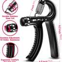 FitBeast Grip Strengthener Forearm Strengthener Hand Grips Strengthener Kit - 5 Pack Adjustable Resistance