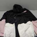 Betusline Men's Retro Long Sleeve Color Block Corduroy Jacket with Hood, XS-3XL Size M