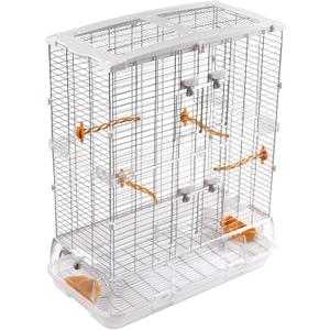 L12 Wire Bird Cage, Bird Home for Lovebirds and Cockatiels, Tall Large, 83315 (29.5"L x 15.0"W x 36.2"H)