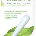 Organyc 100% Certified Organic Cotton Tampons, Cardboard Applicator, Free from Chlorine, Perfumes, Rayon and Chemicals, Regular, 16 Count