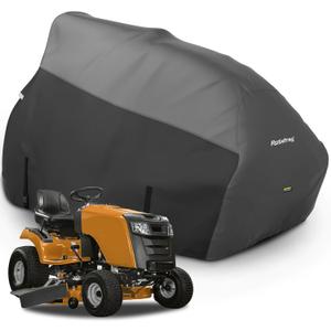 Riding Lawn Mower Cover, Waterproof 420D Marine Grade Fabric Universal Fit for John Deere,Cub Cadet,Craftsman,etc.Decks Up to54",UV,Dust,Snow for Outdoor.72''L*54''W*46''H Gray