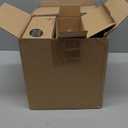 EHOMEWARE 6 Pack Satin Brass Dummy Door Handle, Gold Interior Door Lever for Pull or Push Only, Heavy Duty Single Sided Door Handles for French or Closet Doors