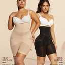 PAUKEE Tummy Control Shapewear Shorts for Women Butt Lifting Body Shaper Shorts High Waisted Seamless Girdles Under Dress,XL