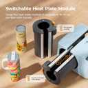 HTVRONT Tumbler Heat Press Attachment for 40 oz Detachable Handle Tumbler, Comes with a 40 oz Tumbler with Handle, Install and Replace in Seconds