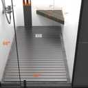 Floating Corner Shower Bench Kit-Customizable Appearance Corner Bench Seatin (17"x17"x24")