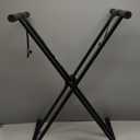 RockJam Xfinity Heavy-Duty, Double-X, Pre-Assembled, Infinitely Adjustable Piano Keyboard Stand with Locking Straps