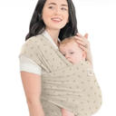 KeaBabies Baby Wrap Carrier  All in 1 Original Baby Carrier Newborn to Toddler Sling, Easy to Wear, Hands Free Bonding, Lightweight, Breathable Infant Wraps (Leafy)