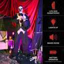 Haunted Hill Farm 5.9-Ft. Magician Halloween Animatronic