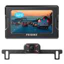 FEISIKE Backup Camera, 1080P IR Night Vision with Monitor, Easy Setup Plug-Play Rear View Camera, 150 Degrees Wide Angle, IP68 Waterproof, 4.3" Display for Car Truck SUV