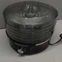 Elite Gourmet EFD319 Food Dehydrator, 5 BPA-Free 11.4" Trays Adjustable Temperature Controls, Jerky, Herbs, Fruit, Veggies, Dried Snacks, Black