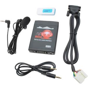 Bluetooth Car Kit, 3 in 1 Car Audio Input Adapter with AUX USB Bluetooth for Honda Accord Civic CRV Odyssey Fit Pilot Element Ridgeline Acura MDX TSX CSX