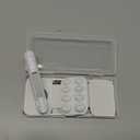 4 Pairs Replacement Ear Tips for AirPods Pro 2nd/1st Generation with Portable Storage Box & Cleaner Pen,Noise Reduction Holewith & Built-in dust Guard Screen,Silicone EarTips(White)