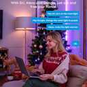 meross Smart RGBWW WiFi LED Bulbs, Apple HomeKit Compatible, 60W Equivalent, 900 Lumens, Multicolor, 4 Pack