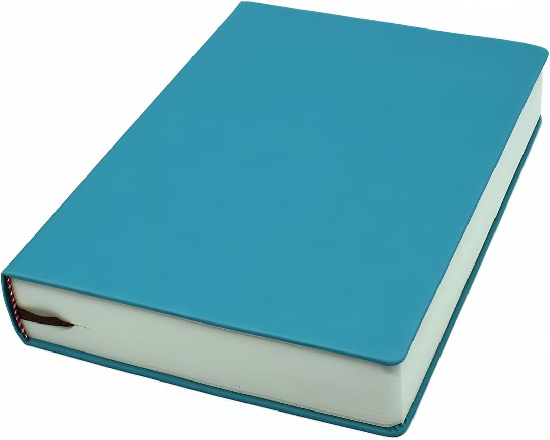 jooact Thick Sketchbook 660 Pages Notebook Soft Faux Leather Cover Journal 80GSM Paper Notepad Drawing Book Memo Writing Sketch Pad Diary Notebook (A4, Blue)