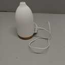 URPOWER 100ML Essential Oil Diffusers for Home with 7 LED Color Changing Lights, Timer & Auto-Off Ultrasonic Aromatherapy Diffuser Cool Mist Humidifer Scent Diffuser for Bedroom, Office, Yoga (Striped White)