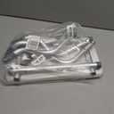 Heavy Duty Bath Bench Seat, Suspended Bath Tub Shower Chair Aluminum Alloy Bathtub Benches Bathing Seat for Elderly Adults Seniors Disabled or Injured, Length Adjustable Universal Fit, 330LBS Load