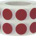Cranberry 1/2" Inch Round Adhesive Labels 1,000 Color Coding Dot Stickers for Efficient Inventory Management, Crafting Projects, and Organizational Tasks in Offices, Schools, and Homes