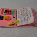 8 in 1 Toddler Busy Board for 1 Years Old, Montessori Toy Busy Book for Toddlers 1-3 Educational Toy Activity for Basic Motor Skills, Kid Travel Essential 2-4 Yr Christmas Birthday Gift for Girl(Pink)