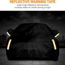 NEVERLAND Sedan Car Cover Waterproof Heavy Duty All Weather Protection Snow Anti-UV Windproof Outdoor Full Car Cover Fit for Automobiles BMW/Mercedes-Benz/Hondafor Car Size:183''L x 70''W x 59''H