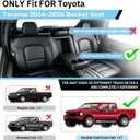 Rear Seat Covers for Toyota Tacoma 2024 2025 2026 Double Cab Leather