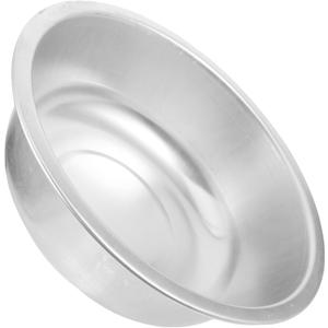 ABOOFAN Large Aluminum Basin 11.22In Multipurpose Kitchen Wash Basin for Fruits Vegetables Salad Mixing and Food Prep Metal Bowl