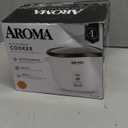 Aroma Housewares Aroma 6-cup (cooked) 1.5 Qt. One Touch Rice Cooker, White (ARC-363NG), 6 cup cooked/ 3 cup uncook/ 1.5 Qt.