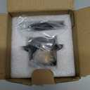 Black Bathtub Drain Tip Toe Tub Conversion Kit Assembly,Wellup Tub Drain Trim Kit with Two Hole Overflow Faceplate,Matte Black