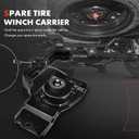 A-Premium Steel Spare Tire Carrier Spare Wheel Hoist with Cable Compatible with Chrysler Town & Country 2009-2016, Dodge Grand Caravan 2009-2018, Ram C/V 2012-2015