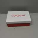 Carcuume Women's Strappy Platform Heeled Sandal,NATRACY-BLACK PU-6.5 (Black)