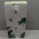 MIXXIDEA 2PK Metal Wild Bird Feeder Bird Feeders for Outdoors Hanging 6 Port Tube Bird Feeder Transparent Finch Feeder with Steel Hanger Green