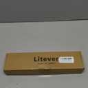 Litever Under Cabinet Lighting Kit Plug in, 6 pcs 12 Inches LED Light Bars. Super Bright Dimmable Linkable for Kitchen Undercabinet Counter Top Shelf Pantry Closet Display Lighting. Warm White 3000K