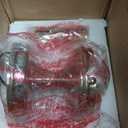 Design House Vintage-Inspired Schoolhouse Semi-Flush Mount Ceiling Light, 9 in x 9 in x 10 in, Satin Nickel, White Glass Shade, 577494