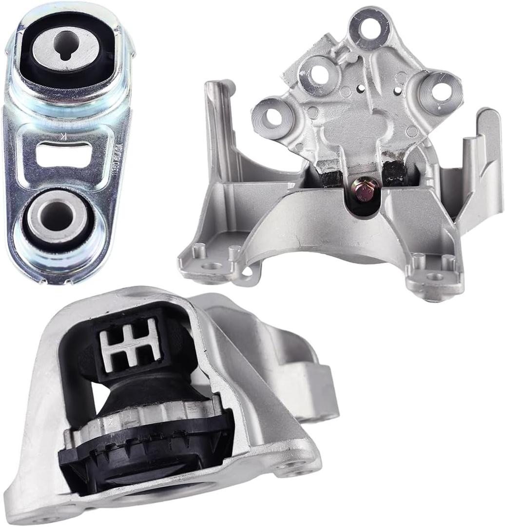 3PCS Engine Motor & Transmission Mount Compatible with Mitsubishi Outlander 2.5L 2022-2024,Compatible with Nissan Rogue 2021 2.5L, 11210-6RA0A 11220-6RA0A 11360-6LA0A