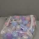 GOGOSO Ball Pit Balls for Toddlers Phthalate-Free BPA-Free Non-Toxic Crush Proof Soft Plastic Play Balls Baby Kids Shape Tent Pool Playhouse Playpen Party Decor, Pink Blue Purple White,100PCS (A Mix Colors)