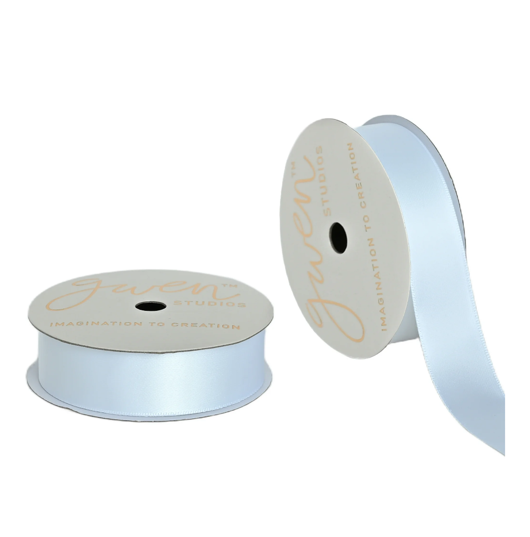 Gwen Studios 7/8" White Satin Ribbon, 7 Yards (7 Pack)