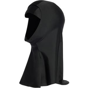 adidas Womens 3 Stripes Swim Hijab (Large, Black)
