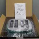 Roter Mond 4 Slice Toaster Retro Stainless Steel with Bagel Defrost Cancel Function, 6 Browning Settings, Extre Wide Slot and Removable Crumb Tray, Green, ST033