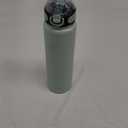 Enerbone 32 oz Insulated Water Bottle, Stainless Steel Bottle with Carrying Strap, Double-Wall Vacuum Insulation Design, Leakproof Sports Bottle with Straw, Keep Drinks Cold or Hot for Hours (Oasis)