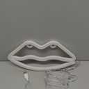 MorTime Cute Neon Signs, LED Neon Light for Party Supplies, Girls Room Decoration Accessory, Table Decoration, Children Kids Gifts (Lip Shaped)