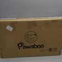 Pawaboo Dog Ramp for Bed, 57'' Foldable Dog Ramp for Couch, 5 Adjustable Height from 19.7'' to 30'', Portable Stable Pet Steps with Dogs Tag & Safety Side Rails, Pet Ramps for Bed Couch Stairs