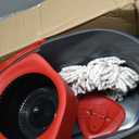 O-Cedar EasyWring Microfiber Spin Mop, Bucket Floor Cleaning System, Red, Gray, Standard