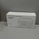 COLSUR Bluetooth Speaker Alarm Clock with Wireless Charger, FM Radio, Adjustable LED Night Light, 6 in 1 Bedroom Portable Speaker 2500mAh, Phone Stand for Bedside, Home, Office, Gift (Pink)