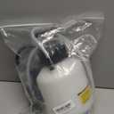 Orion Motor Tech Brake Bleeder Kit, One Person 2.5L Brake Fluid Extractor Compatible with Ford VW BMW More, Brake Pressure Bleeder with 2.6qt Bottle Vacuum Gauge Hose Cap Wrench & European Adapter (Blue)